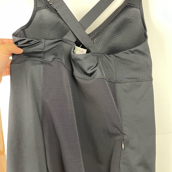 Athleta Be Bold Wireless Shelf Black Sport Bra Mesh Tank Size S - Picture 3 of 16